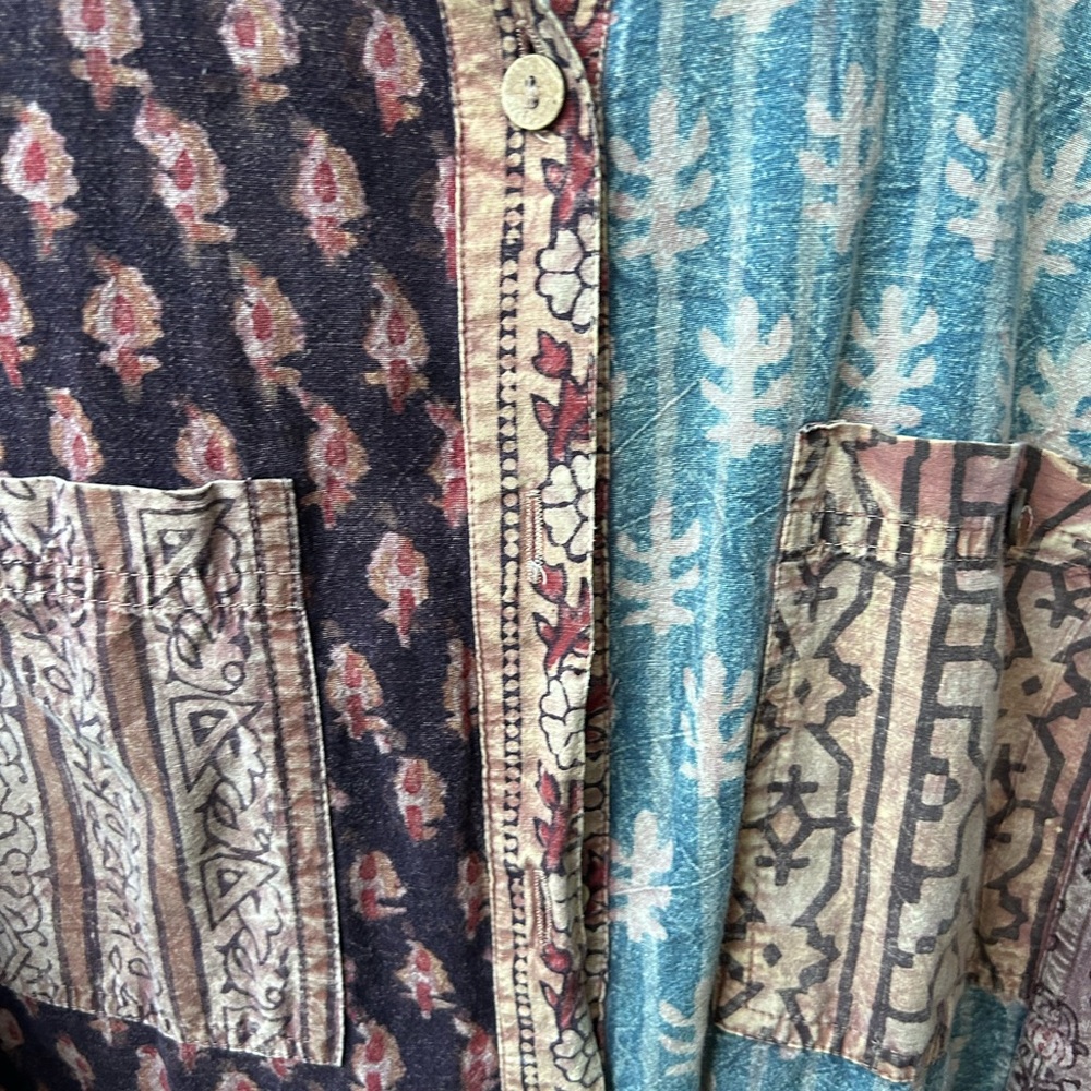 Sacred Threads Boho Patch Blouse Plus Size - image 2